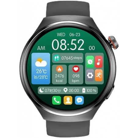 HCPZL Gerrit MT26 AMOLED Montre intelligente sans fil Uomo Donna Bluetooth Chiamata Sempre sul Affichage Fréquence Cardiaca