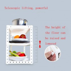 Étagère Rangement Cuisine Développables sous évier Organisateur - 2 Tier multifonctions Support de rangement avec tablettes