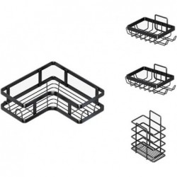 ÉTAGÈRE DE RANGEMENT D’ANGLE